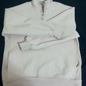 ARITIZA Cozy Sweatfleece Boyfriend 1/2 Zip Sweatshirt